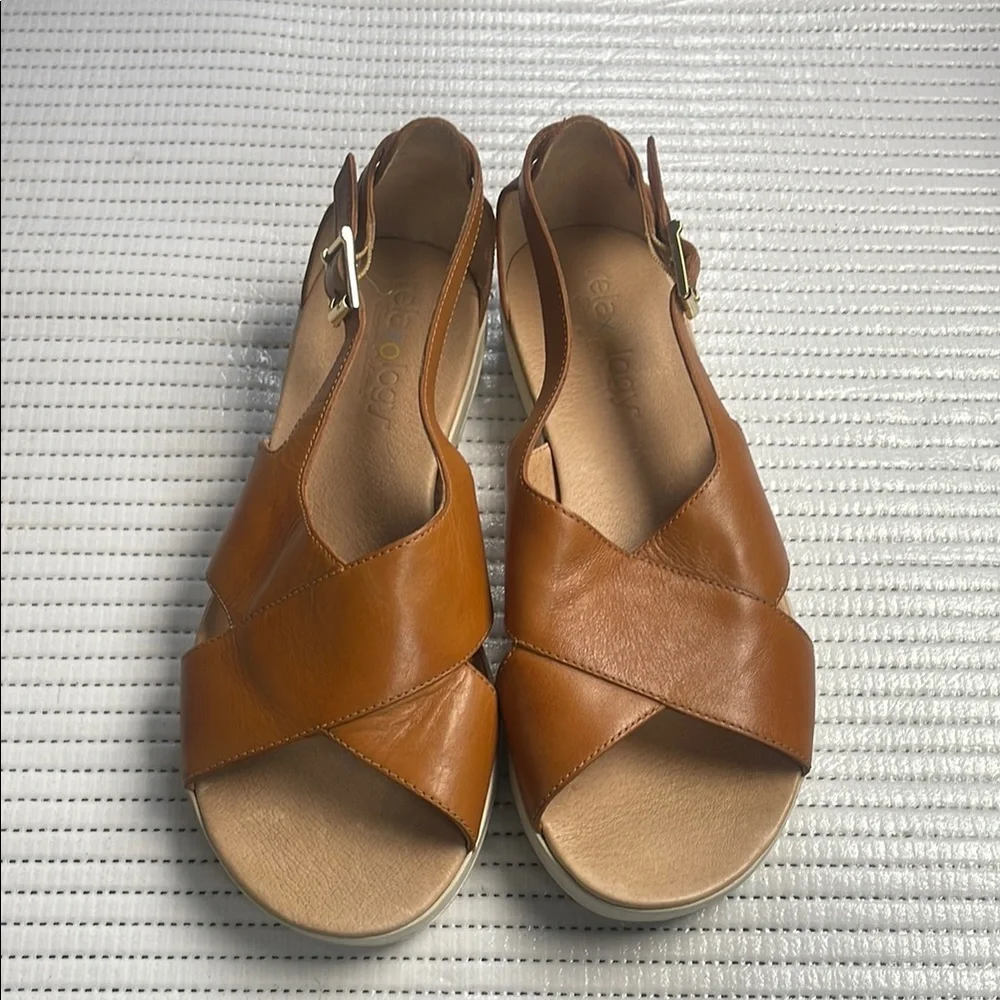 Tommy Bahama Leather Flats - Picture 1 of 9